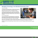 Managing Technology in the Blended Elementary Class