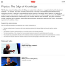 Physics: The Edge of Knowledge