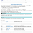 Automation and Make