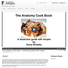 The anatomy cook book : a dissection guide with recipes
