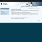 Career skills in economics