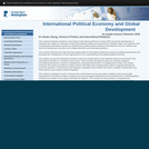 International political economy and global development