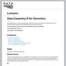 Data Carpentry R for Genomics