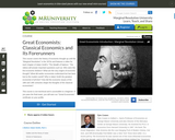 Great Economists: Classical Economics and Its Forerunners