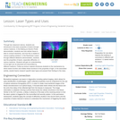 Laser Types and Uses