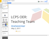 LCPS Teaching Team Day 1 - May 2017