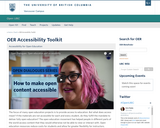OER Accessibility Toolkit