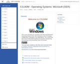 CS140M - Operating Systems: Microsoft - OER (PUBLIC) version