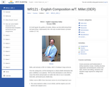 WR 121: English Composition - OER (Public) Version