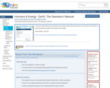 Humans & Energy - Earth: The Operators' Manual