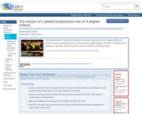 The impact of a global temperature rise of 4 degree Celsius
