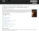 A Rhetoric of Literate Action: Literate Action Volume 1