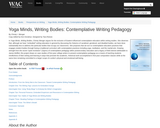 Yoga Minds, Writing Bodies: Contemplative Writing Pedagogy