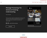 Message Processing: The Science of Creating Understanding