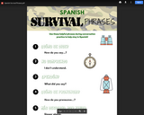 Spanish Survival Phrases Sheet for Students