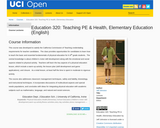 Education 320: Teaching PE & Health, Elementary Education (English)