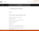 Shakespeare’s Hamlet – Introduction to Humanities