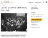 Lesson 1: Sources of Discord, 1945-1946