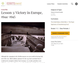 Lesson 3: Victory in Europe, 1944-1945