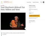 Toni Morrison's Beloved: For Sixty Million and More