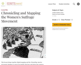 Chronicling and Mapping the Women's Suffrage Movement