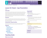 CS Discoveries 2019-2020: The Design Process Lesson 4.16: Project - App Presentation