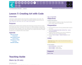 CS Fundamentals 3.7: Creating Art with Code