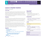 CS Principles 2019-2020 1.4: Number Systems