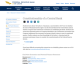 Constitutionality of a Central Bank