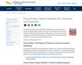 Fiscal Policy Online Course for Teachers and Students