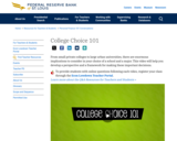 College Choice 101 - Personal Finance 101 Conversations, Episode 15