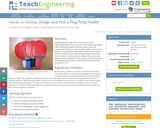 Design and Test a Ping-Pong Paddle