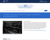 Global Finance for the Earth, Energy, and Materials Industries