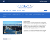 Utility Solar Thermal and Industrial Solar Processes