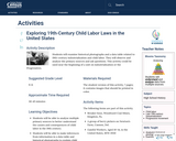 Exploring 19th-Century Child Labor Laws in the United States