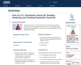 How Do U.S. Populations Stack Up? Reading, Analyzing, and Creating Population Pyramids