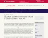 Grade 4: Life Science Module: Structure and Function in Terrestrial Animals and Plants