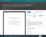 Preregistration in Complex Contexts: A Preregistration Template for the Application of Cognitive Models