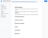 Review of OpenNow from Cengage English Composition 2 Reading & Learning Objectives