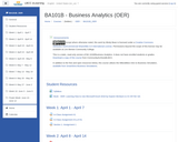 BA 101B - Business Analytics