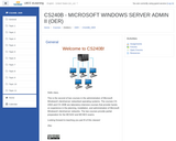 CS 240B - Microsoft Windows Server Admin II