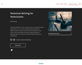 Technical Writing for Technicians