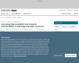 Assessing data availability and research reproducibility in hydrology and water resources