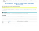 Library Carpentry: Introduction to Working with Data (Regular Expressions)