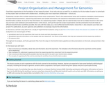 Project Organization and Management for Genomics