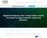 COS Registered Reports Portal