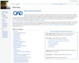 Open Access Directory