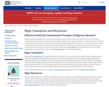Rigor Champions and Resources