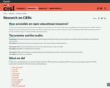 Research On OERs