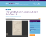 The Constitution in Action: Article II (Lab Team 3)